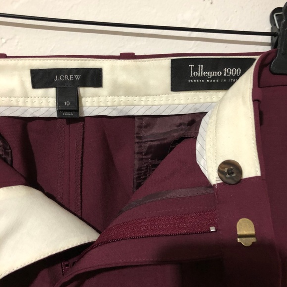 J. Crew Tollegno 1900 Wool Eaton Boy Trouser 10 - Picture 4 of 7